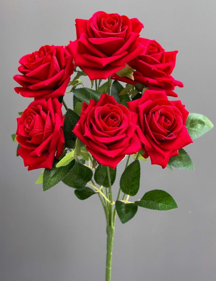 7F Velvet Rose bunches 1255-89