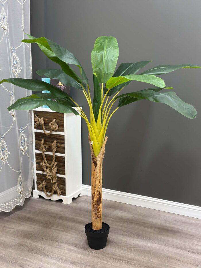 Banana leave tree,160cm,single pole, 12leaves 83-160