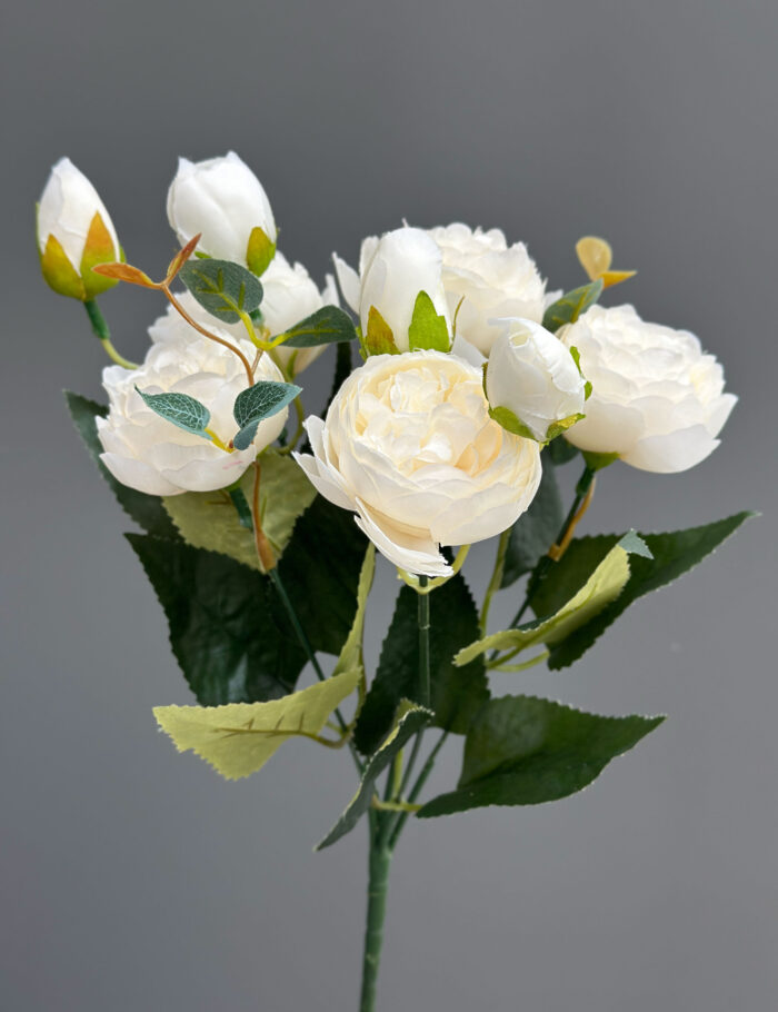 Baby peony bunches 5  flower with accessory) AK-6015