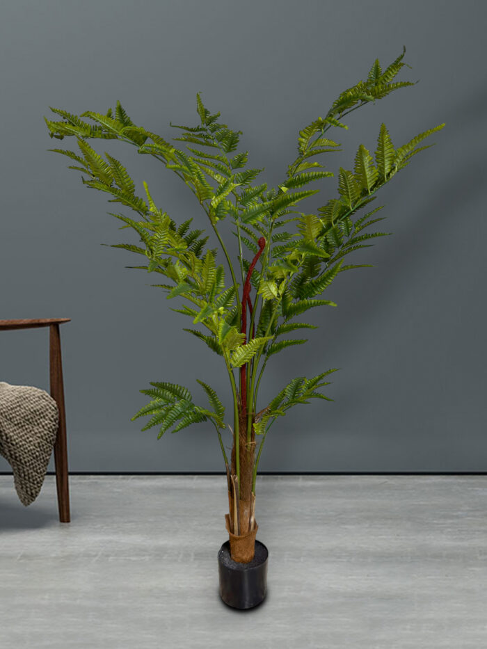 5′ POTTED LEATHER FERN W/171 LVS 8334-5